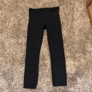 #2 BLACK LULU 7/8 LEGGINGS
